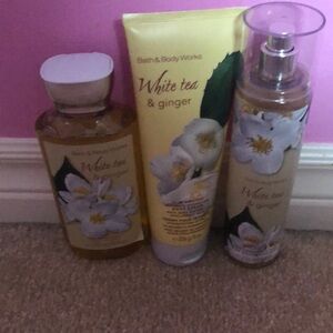 Bath & Body Works White Tea & Ginger Set